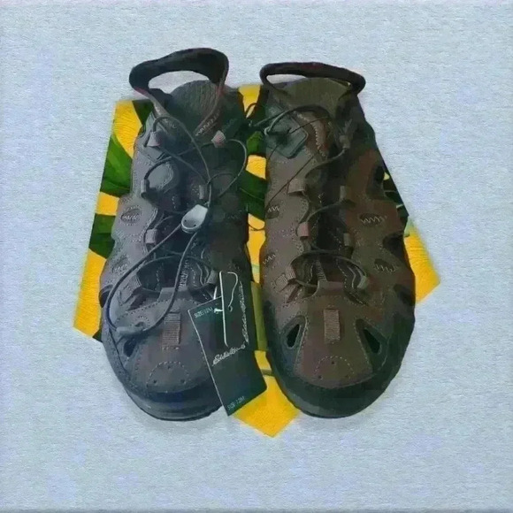 Eddie Bauer Men's Sandal Rainer Brown - Picture 1 of 9